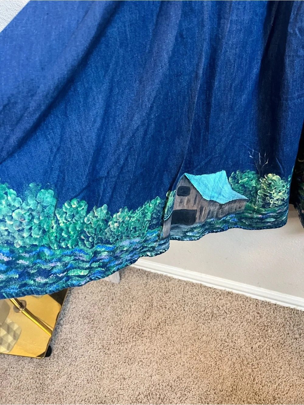 Stunning Rare Vintage Wearable Art Skirt - Size L